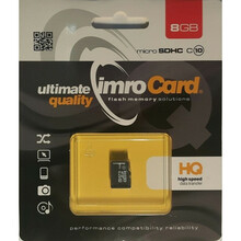 Mälukaart IMRO MicroSDHC, 8GB