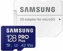 Mälukaart Samsung PRO Plus MB-MD128SA/EU, microSDXC, UHS-I, CL10, 128GB