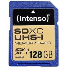 Mälukaart Intenso SDXC, UHS-I, 128GB