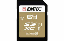 Mälukaart Emtec EliteGold ECMSD64GXC10GP, SDXC, UHS-I, CL10, 64GB