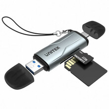 Kaardilugeja Unitek R1010A, USB 3.2 Gen 1, Type-A/Type-C, hall