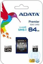 Mälukaart Adata Premier ASDX64GUICL10-R, SDXC, UHS-I, CL10, 64GB
