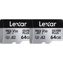 Mälukaart Lexar Professional SILVER Plus UHS-I, 64GB, 2tk