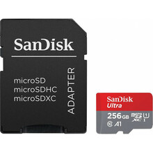 Mälukaart SanDisk Ultra SDSQUA4-256G-GN6MA microSDXC, UHS-I, CL10, 256GB