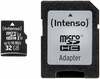Mälukaart Intenso Micro SDHC 3433480, UHS-I, CL10, 32GB