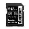 Mälukaart Lexar SDXC Professional SILVER Plus LSDSIPL512G-BNNNG, UHS-I, CL10, 512GB