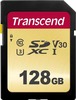 Mälukaart Transcend TS128GSDC500S, SDXC, UHS-I, CL10, 128GB
