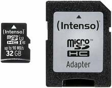 Mälukaart Intenso Micro SDHC 3433480, UHS-I, CL10, 32GB