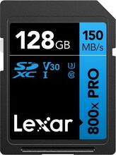 Mälukaart Lexar Professional 800x PRO LSD0800P128G-BNNNG, SDXC, UHS-I, 128GB