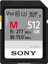 Mälukaart Sony M-Series SFM512/T2, SDXC, UHS-II, CL10, 512GB