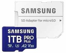 Mälukaart Samsung Pro Plus, MicroSDXC, 180 Mb/s - 130 Mb/s, 1TB