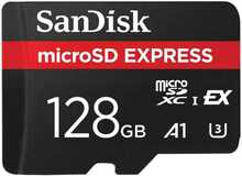 Mälukaart SanDisk Micro SDXC Express, UHS-I, CL10, 128GB