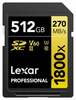 Mälukaart Lexar Professional 1800x LSD1800512G-BNNNG, SDXC, UHS-II, CL10, 512GB
