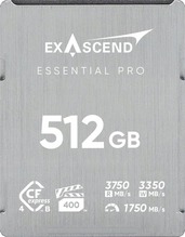Mälukaart Exascend Essential Pro CFexpress B 4.0 EXPC4EB512GB, 512GB