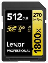 Mälukaart Lexar Professional 1800x LSD1800512G-BNNNG, SDXC, UHS-II, CL10, 512GB