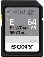 Mälukaart Sony SDXC SFE64A.AE, UHS-II, CL10, 64GB
