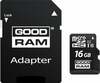 Mälukaart Goodram M1A4-0160R12 microSDHC, UHS-I, CL10, 16GB
