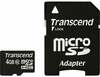 Mälukaart Transcend microSDHC, 4GB