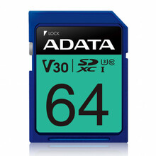 Mälukaart Adata Premier Pro ASDX64GUI3V30S-R, SDXC, UHS-I, CL10, 64GB