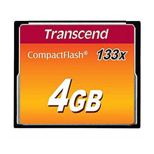 Mälukaart Transcend Compact Flash TS4GCF133, 4GB