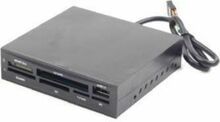 Mälukaardilugeja Gembird FDI2-ALLIN1-02-B, USB 2.0, must