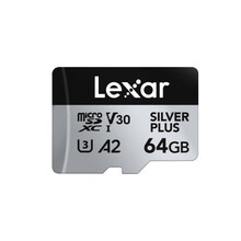 Mälukaart Lexar Professional SILVER PLUS LMSSIPL064G-BNANG, microSDXC, UHS-I, CL10, 64GB