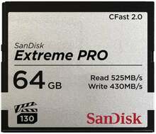 Mälukaart Sandisk Extreme Pro CFAST 2.0, 64GB
