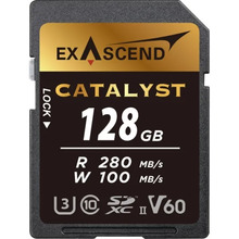 Mälukaart Exascend Catalyst EX128GSDV60, SDXC, UHS-II, V60, 128GB