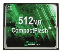 Mälukaart Coreparts MMCF/512, CompactFlash, 512MB