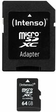 Mälukaart Intenso Micro SDHC, CL10, 64GB