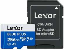 Mälukaart Lexar Blue Plus LMSBLPL256G-BNANG microSDXC, UHS-I, CL10, 256GB