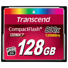 Mälukaart Transcend Compact Flash 800X, 128GB
