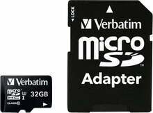Mälukaart Verbatim Pro Micro SDHC, UHS-I, CL10, 32GB