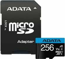 Mälukaart Adata Premier AUSDX256GUICL10A1-RA1, microSDXC, UHS-I, CL10, 256GB