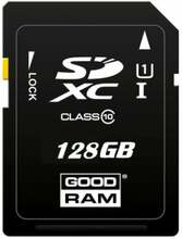 Mälukaart Goodram SDXC SFGODSDG128S1A0, UHS-I, CL10, 128GB