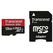 Mälukaart Transcend microSDXC, UHS-I, CL10, 128GB