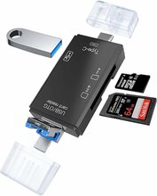 Kaardilugeja Roger OTG USB-C/USB/microUSB, USB 2.0