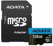 Mälukaart Adata Premier AUSDX128GUICL10A1-RA1, microSDXC, UHS-I, CL10, 128GB