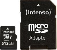 Mälukaart Intenso microSDXC UHS-I Performance, 512GB
