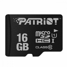 Mälukaart Patriot PSF16GMDC10 MicroSDHC, UHS-I, CL10, 16GB