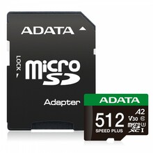 Mälukaart Adata microSD Speed Plus, UHS-I, CL10, 512GB
