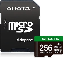 Mälukaart Adata Speed Plus, microSDXC, UHS-I, CL10, 256GB