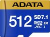 Mälukaart Adata Premier Extreme, microSDXC, UHS-I, CL10, 512GB