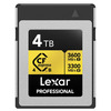 Mälukaart Lexar CFexpress 4.0 Pro Gold LCXEXPR004T-RNENG, 4TB