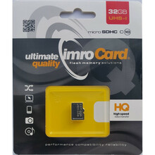 Mälukaart IMRO MicroSDHC, UHS-I, CL10, 32GB