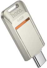 USB mälupulk Hoco UD17 USB 3.0, USB A + USB C, 64GB