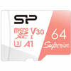 Mälukaart Silicon Power Micro SDXC SP064GBSTXDV3V20SP, UHS-I, CL10, 64GB
