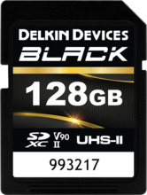 Mälukaart Delkin SD Black Rugged UHS-II, 128GB