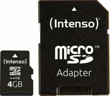 Mälukaart Intenso Micro SDHC, 4GB