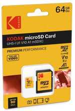 Mälukaart Kodak mSD EKMSDM64GXC10K, UHS-I, CL10, 64GB